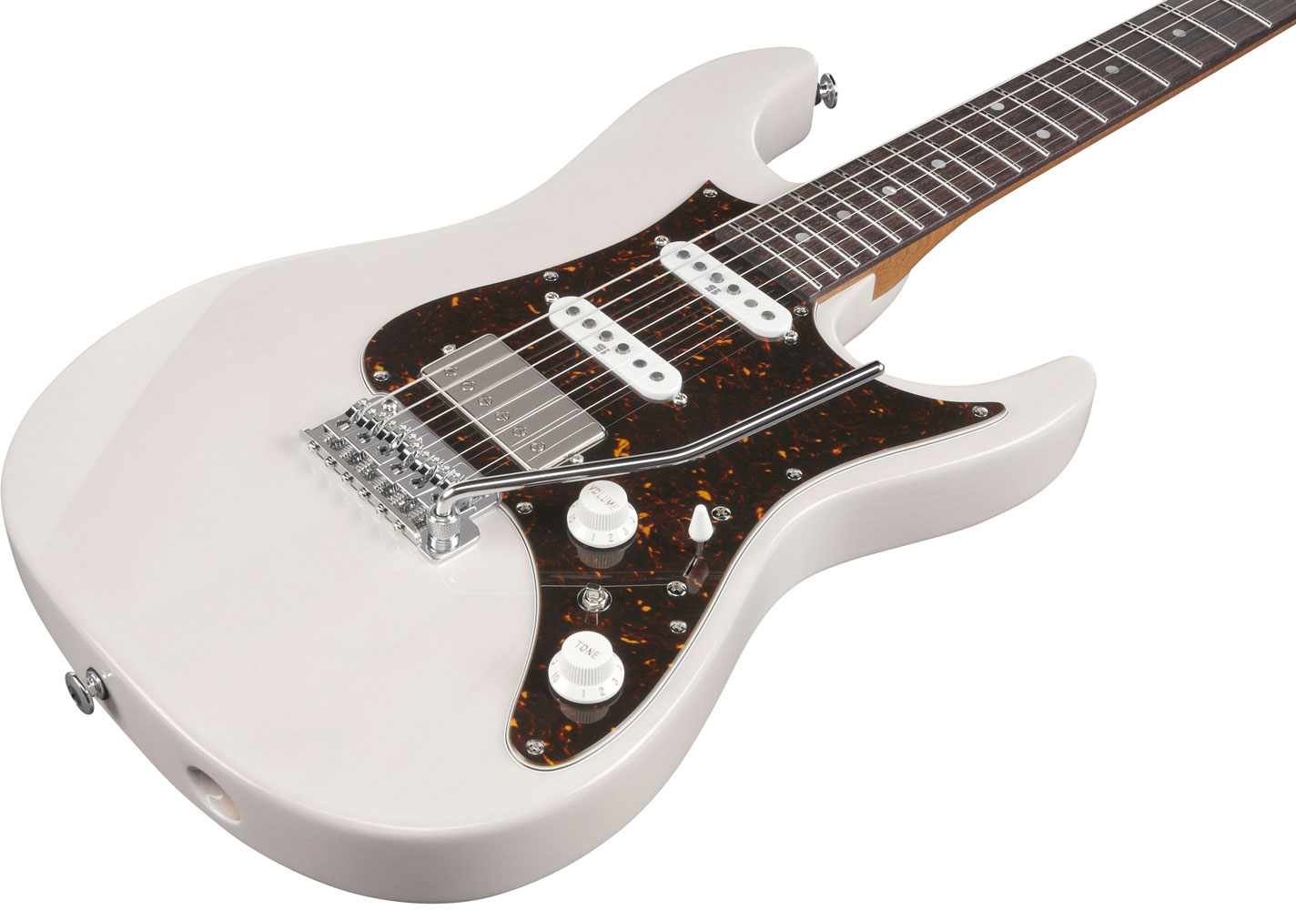 Ibanez Az2204n Awd Prestige Jap Hss Seymour Duncan Trem Rw - Antique White Blonde - Guitarra eléctrica con forma de str. - Variation 1