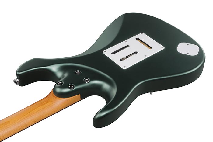 Ibanez Az2204n Vgf Prestige Jap Hss Seymour Duncan Trem Rw - Ivy Green Metallic Flat - Guitarra eléctrica con forma de str. - Variation 3