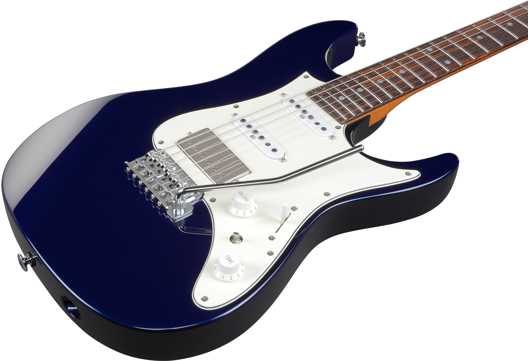 Ibanez Az2204nw Dtb Prestige Jap Hss Seymour Duncan Trem Rw - Dark Tide Blue - Guitarra eléctrica con forma de str. - Variation 2