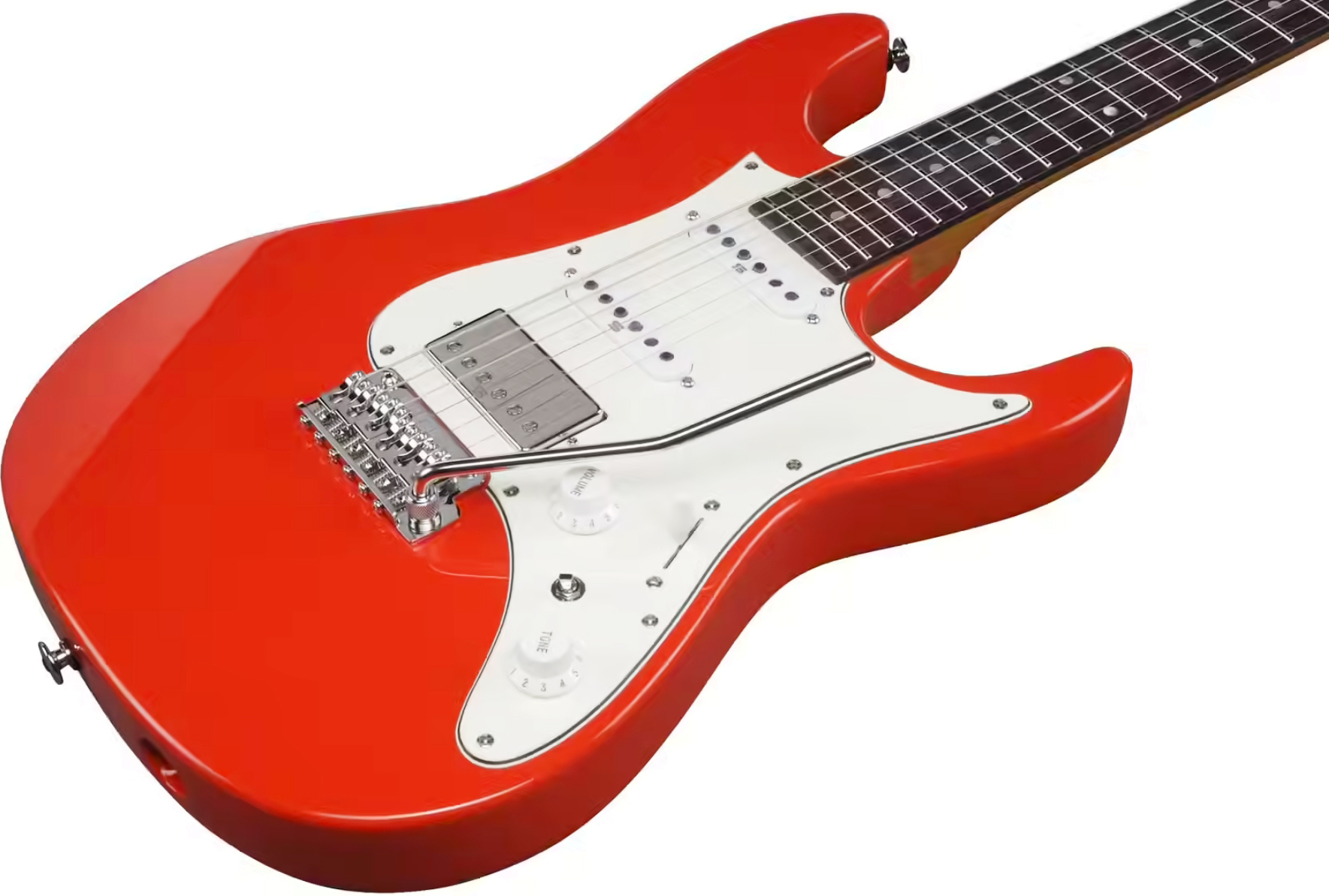 Ibanez Az2204nw Vr Prestige Jap Hss Seymour Duncan Trem Rw - Vermillion Red - Guitarra eléctrica con forma de str. - Variation 2