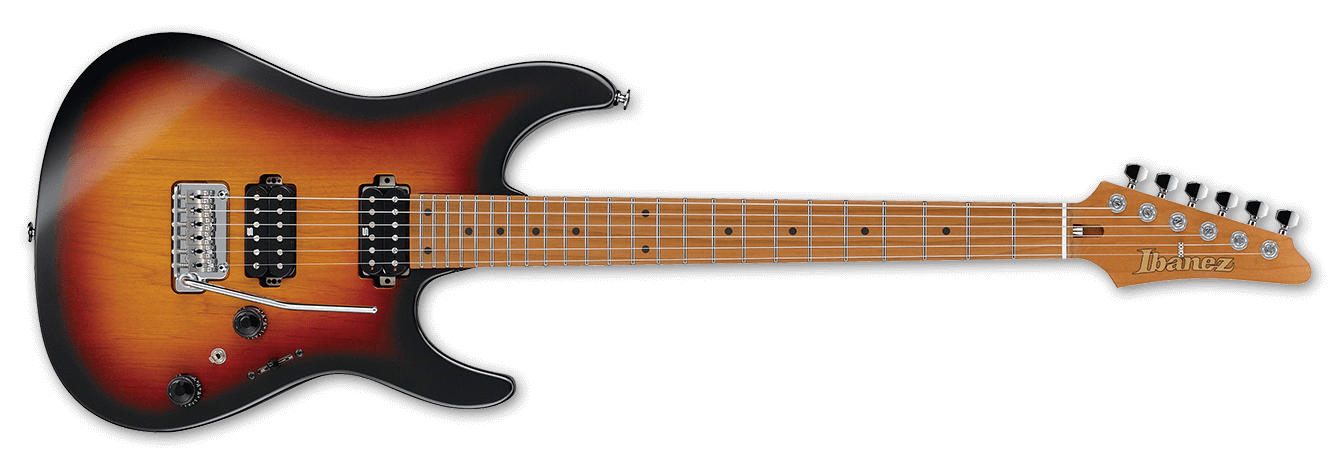Ibanez Az2402 Tff Prestige Jap Hh Trem Mn - Tri Fade Burst Flat - Guitarra eléctrica con forma de str. - Variation 1