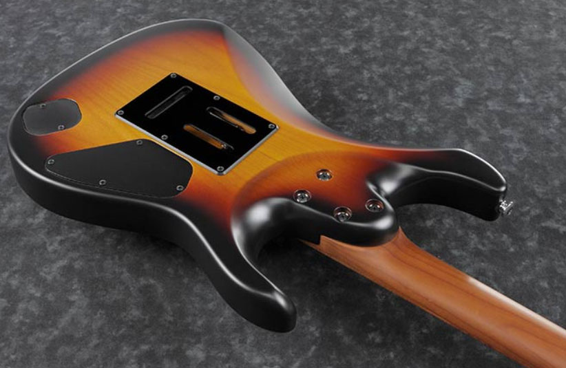 Ibanez Az2402l Tff Prestige Jap Gaucher Hh Trem Mn - Tri-fade Burst Flat - Guitarra electrica para zurdos - Variation 3