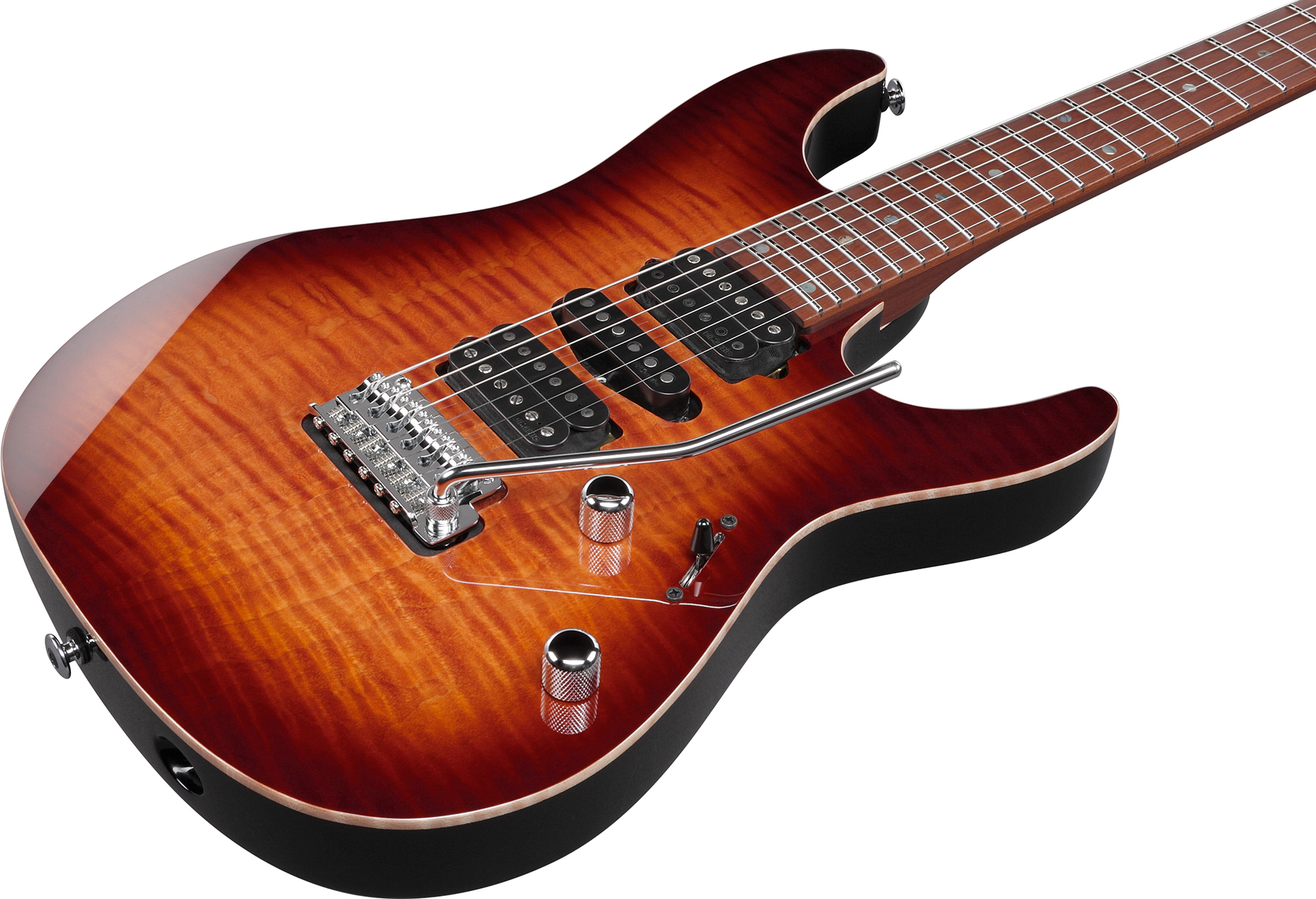 Ibanez Az2407f Bsr Prestige Jap Hsh Dimarzio Trem Mn - Brownish Sphalerite - Guitarra eléctrica con forma de str. - Variation 2