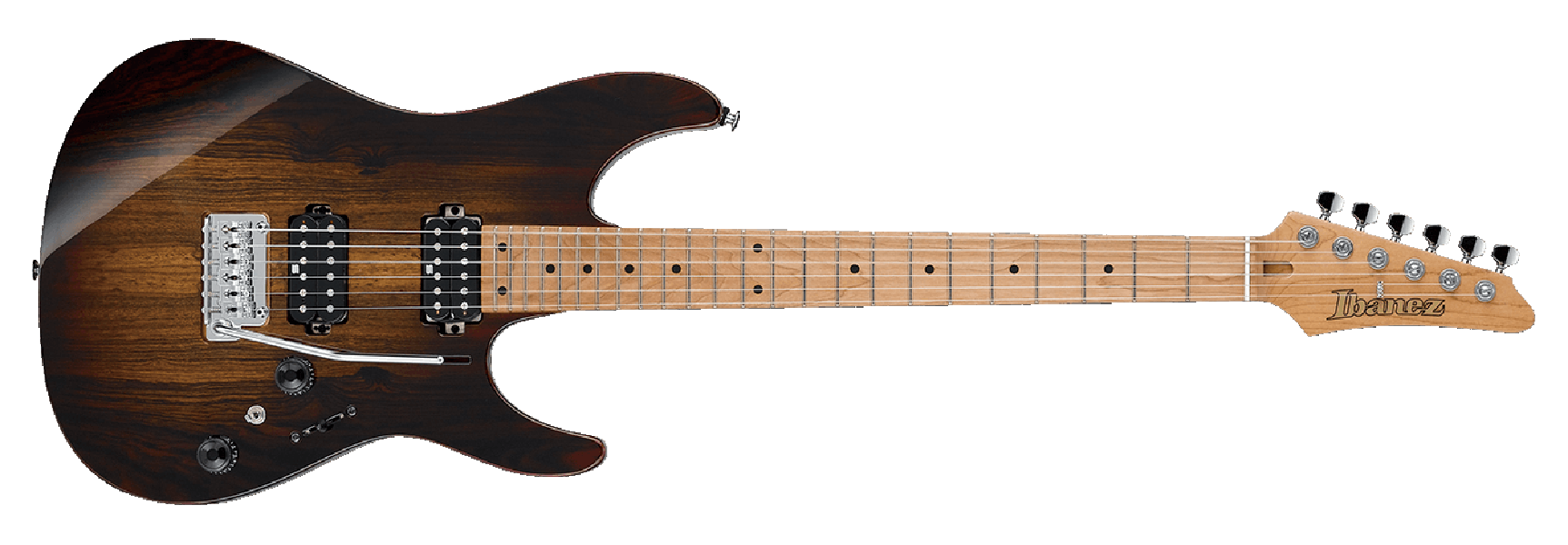 Ibanez Az242bc Det Premium Hh Trem Mn - Deep Espresso Burst - Guitarra eléctrica con forma de str. - Variation 1