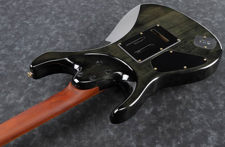 Ibanez Az242pbg Ckb Premium Hh Trem Mn +housse - Charcoal Black Burst - Guitarra eléctrica con forma de str. - Variation 2