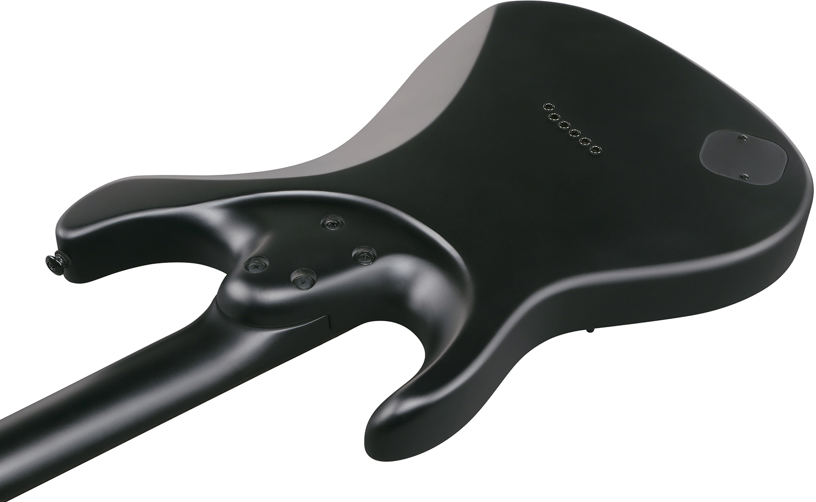 Ibanez Az41b1 Bkf Iron Label 2h Dimarzio Ht Eb - Black Flat - Guitarra eléctrica con forma de str. - Variation 3