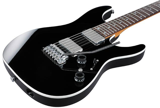 Ibanez Az42p1 Bk  Premium 2h Seymour Duncan Trem Rw - Black - Guitarra eléctrica con forma de str. - Variation 2