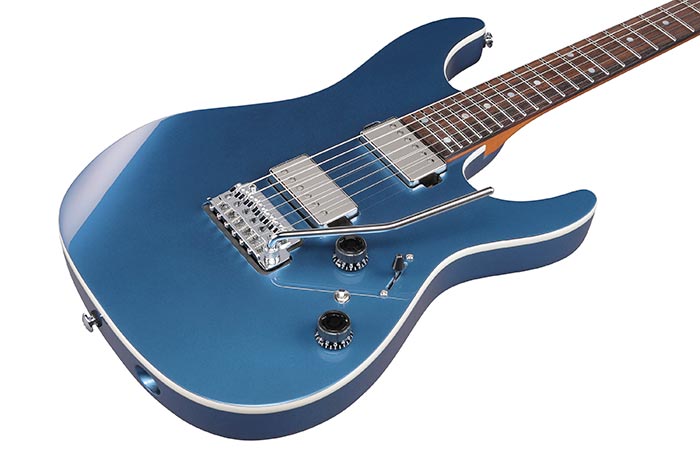 Ibanez Az42p1 Pbe Premium 2h Trem Rw - Prussian Blue Metallic - Guitarra eléctrica con forma de str. - Variation 2