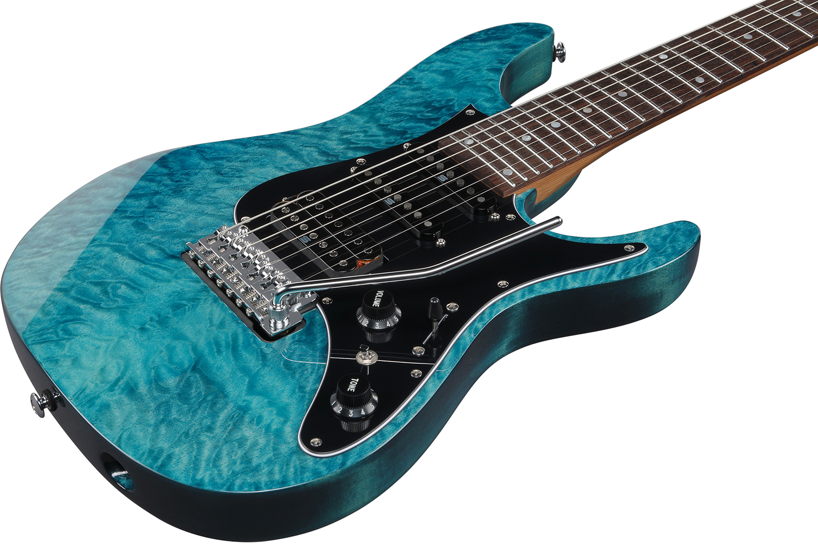 Ibanez Az447p1qm Cob Premium Hss Seymour Duncan Trem Rw - Cosmic Blue - Guitarra eléctrica con forma de str. - Variation 2