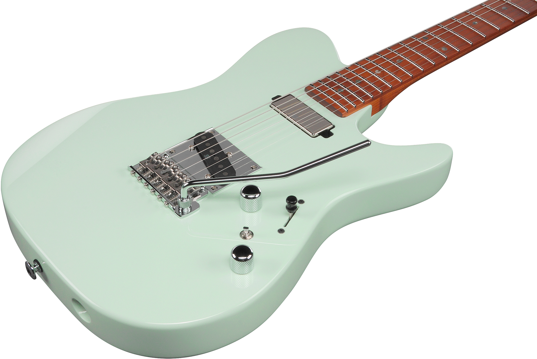 Ibanez Azs2200 Mgr Prestige Jap Smh Seymour Duncan Trem Mn - Mint Green - Guitarra eléctrica con forma de tel - Variation 2