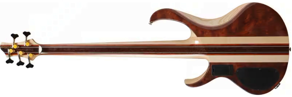 Ibanez Btb1835 Ndl Standard 5c Active Aguilar Pp - Natural Shadow Low Gloss - Bajo eléctrico de cuerpo sólido - Variation 1