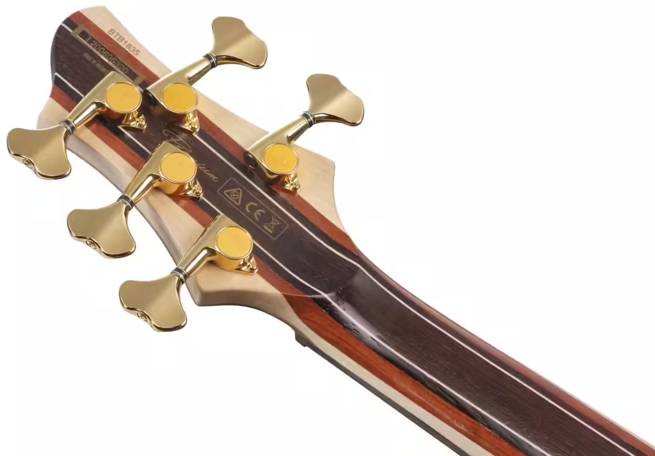 Ibanez Btb1835 Ndl Standard 5c Active Aguilar Pp - Natural Shadow Low Gloss - Bajo eléctrico de cuerpo sólido - Variation 4