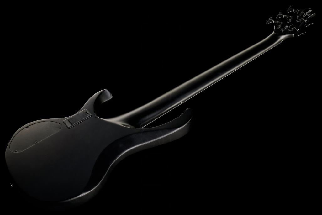 Ibanez Btb625ex Bkf Iron Label 5c Active Bartolini Ebo - Black Flat - Bajo eléctrico de cuerpo sólido - Variation 1