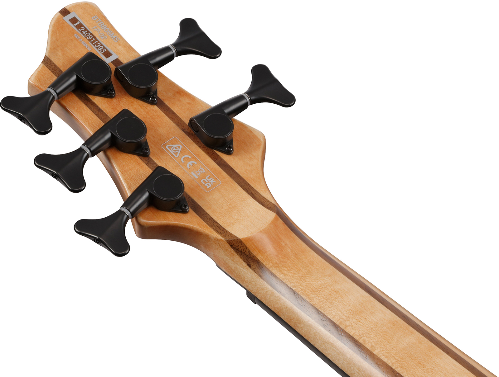 Ibanez Btb805ms Fnl Workshop 5c Multiscale Active Rw - Florid Natural Low Gloss - Bajo eléctrico de cuerpo sólido - Variation 4