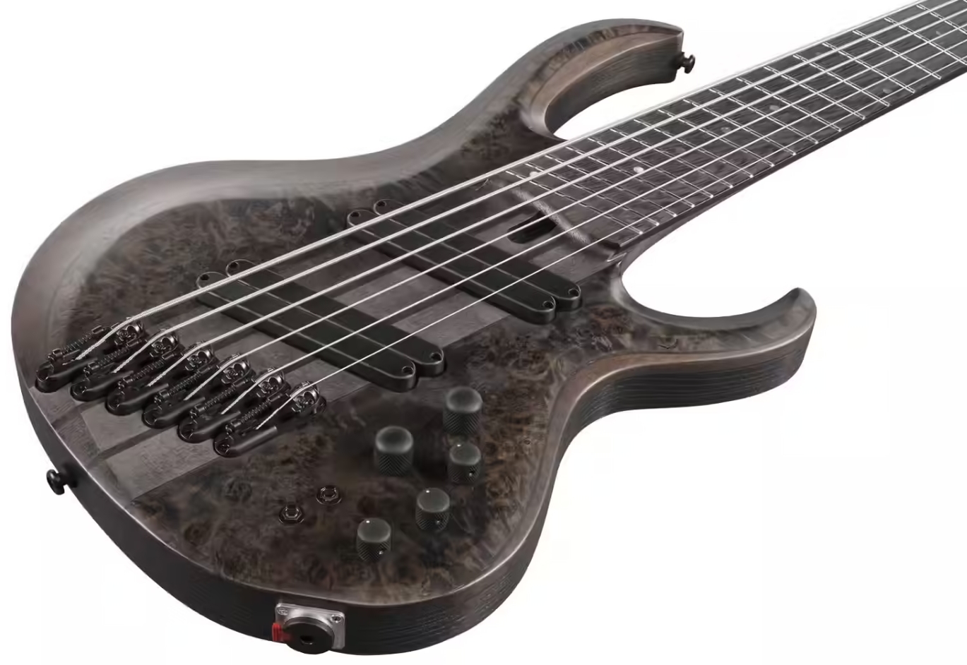 Ibanez Btb806ms Tgf Workshop 6c Multiscale Active Pp - Transparent Gray Flat - Bajo eléctrico de cuerpo sólido - Variation 2