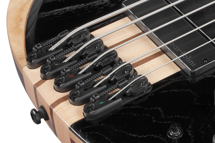 Ibanez Btb865sc Wkl Workshop 5c Active Bartolini Rw - Weathered Black Low Gloss - Bajo eléctrico de cuerpo sólido - Variation 3