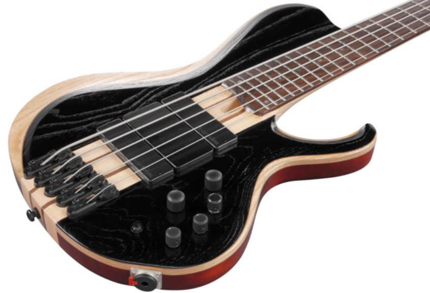 Ibanez Btb866sc Wkl Workshop 6c Active Bartolini Rw - Weathered Black Low Gloss - Bajo eléctrico de cuerpo sólido - Variation 2