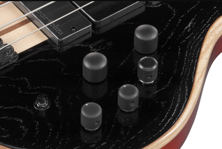 Ibanez Btb866sc Wkl Workshop 6c Active Bartolini Rw - Weathered Black Low Gloss - Bajo eléctrico de cuerpo sólido - Variation 3