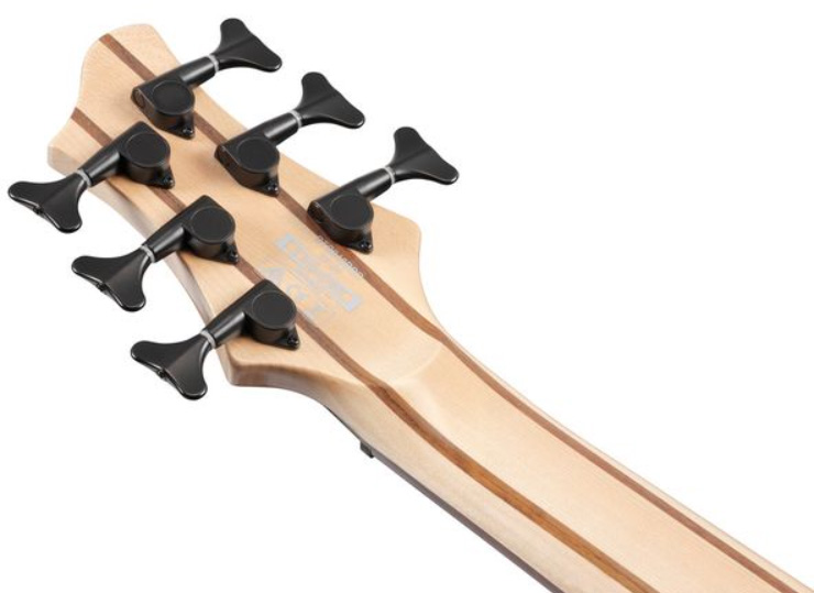 Ibanez Btb866sc Wkl Workshop 6c Active Bartolini Rw - Weathered Black Low Gloss - Bajo eléctrico de cuerpo sólido - Variation 5