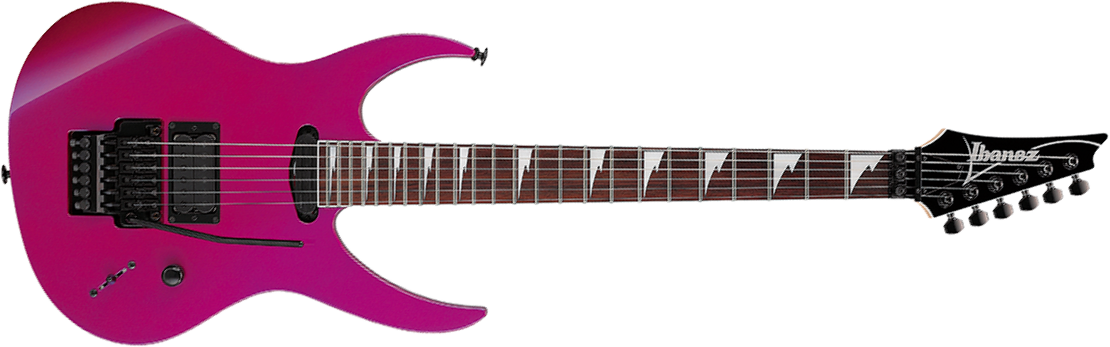 Ibanez 540piii Pn Genesis Ltd Jap Hst Fr Rw - Purple Neon - Guitarra electrica metalica - Main picture