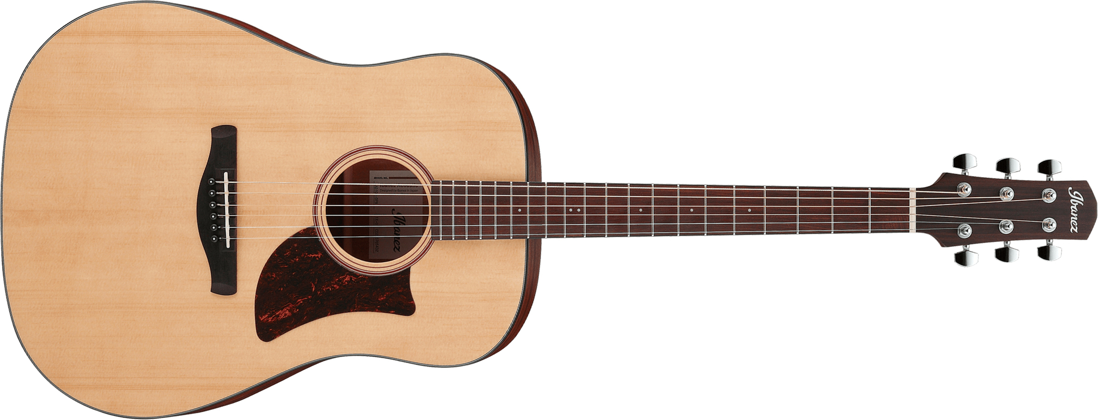 Ibanez Aad100 Opn Advanced Dreadnought Epicea Okoume Ova - Open Pore Natural - Guitarra acústica & electro - Main picture