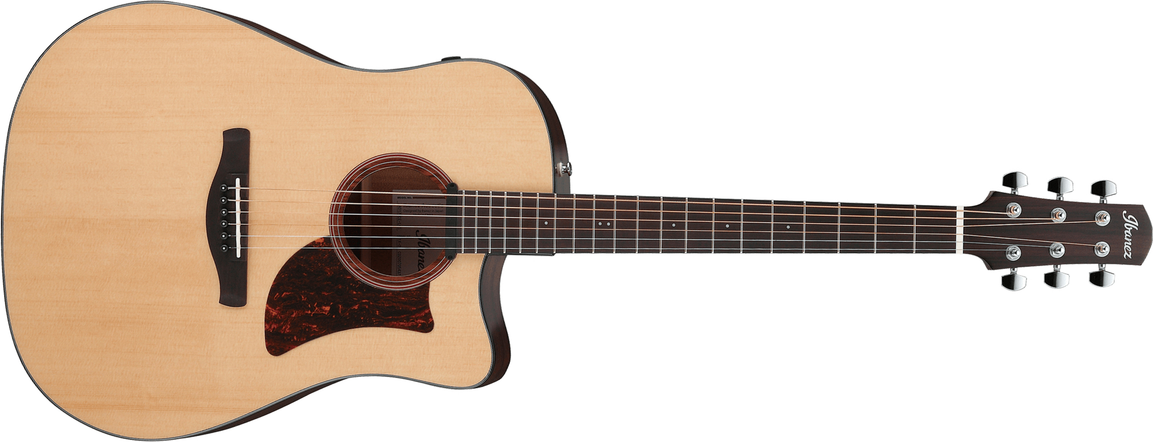 Ibanez Aad170ce Lgs Advanced Dreadnought Cw Epicea Okoume Ova - Natural Low Gloss - Guitarra electro acustica - Main picture