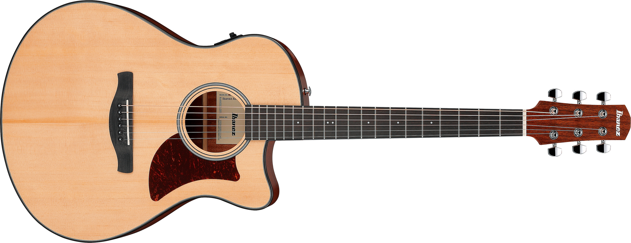 Ibanez Aam50ce Opn Auditorium Cw Epicea Sapele Pur - Open Pore Natural - Guitarra folk - Main picture