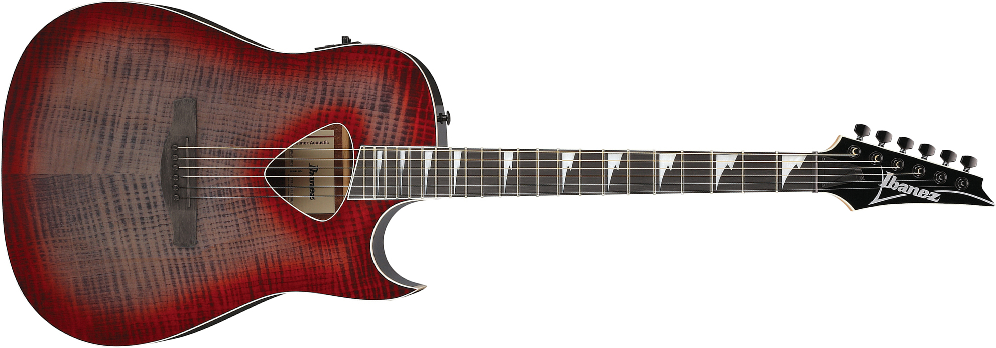 Ibanez Alt50fa Rdb Altsar Dreadnought Cw Tilleul Sapele Pur - Red Doom Burst High Gloss - Guitarra folk - Main picture