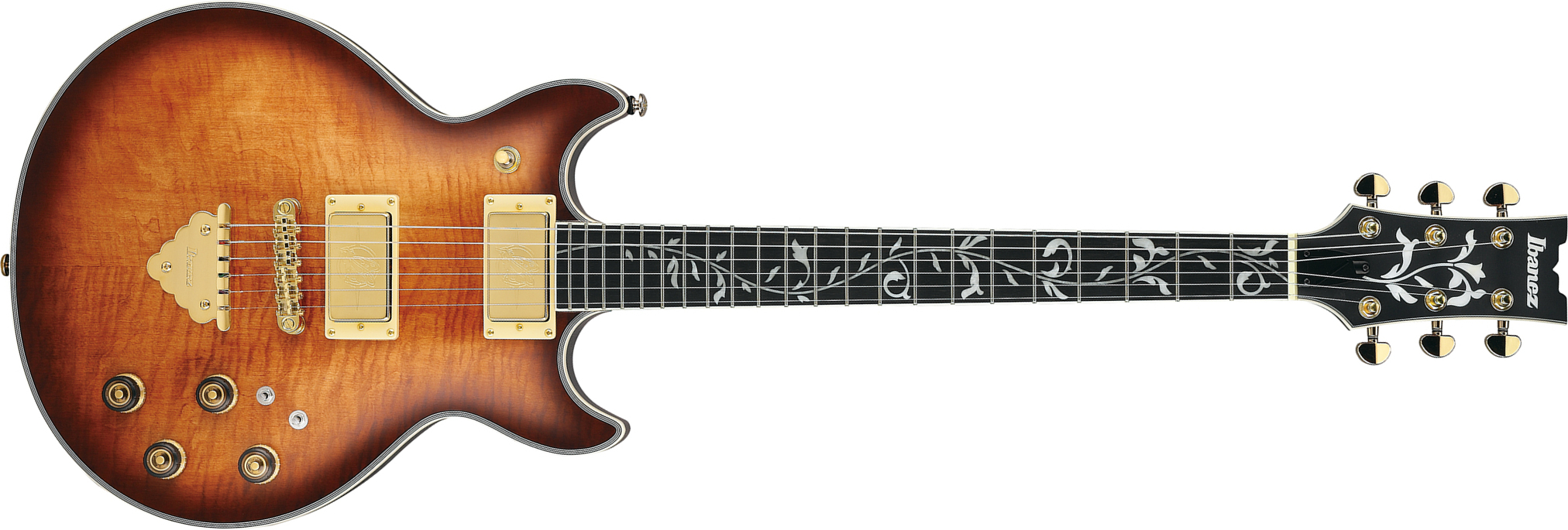 Ibanez Ar625fmsp Cml Standard Artist 2h Ht Eb - Caramel Burst Low Gloss - Guitarra eléctrica de doble corte - Main picture