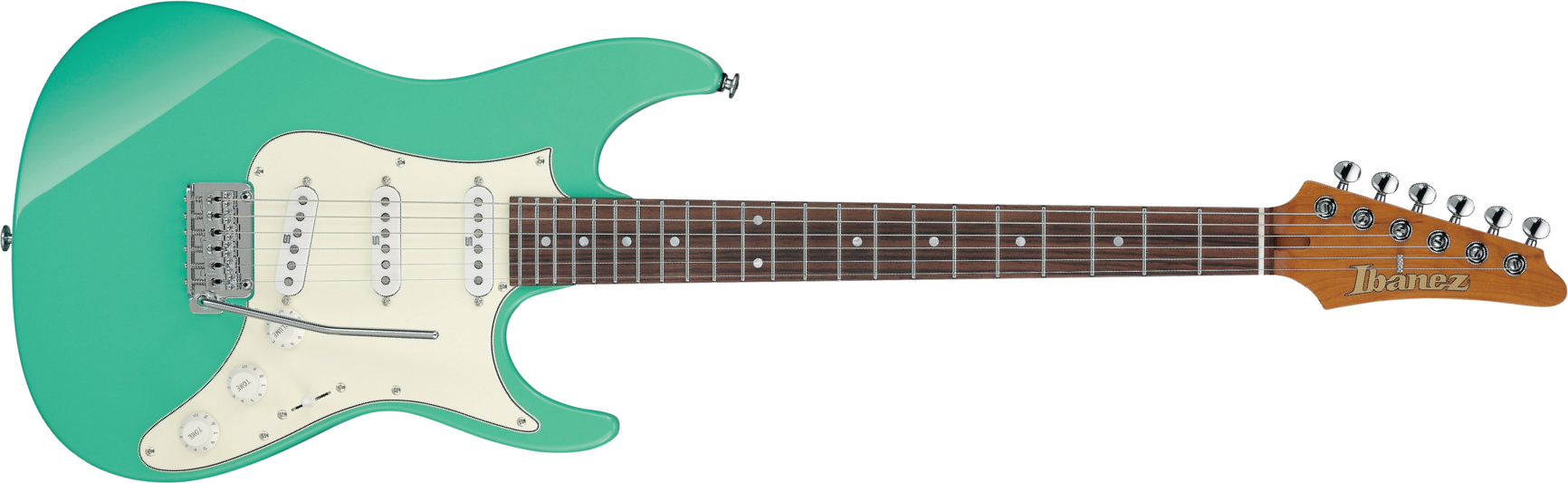Ibanez Az2203n Prestige 3s Trem Rw - Seafoam Green - Guitarra eléctrica con forma de str. - Main picture