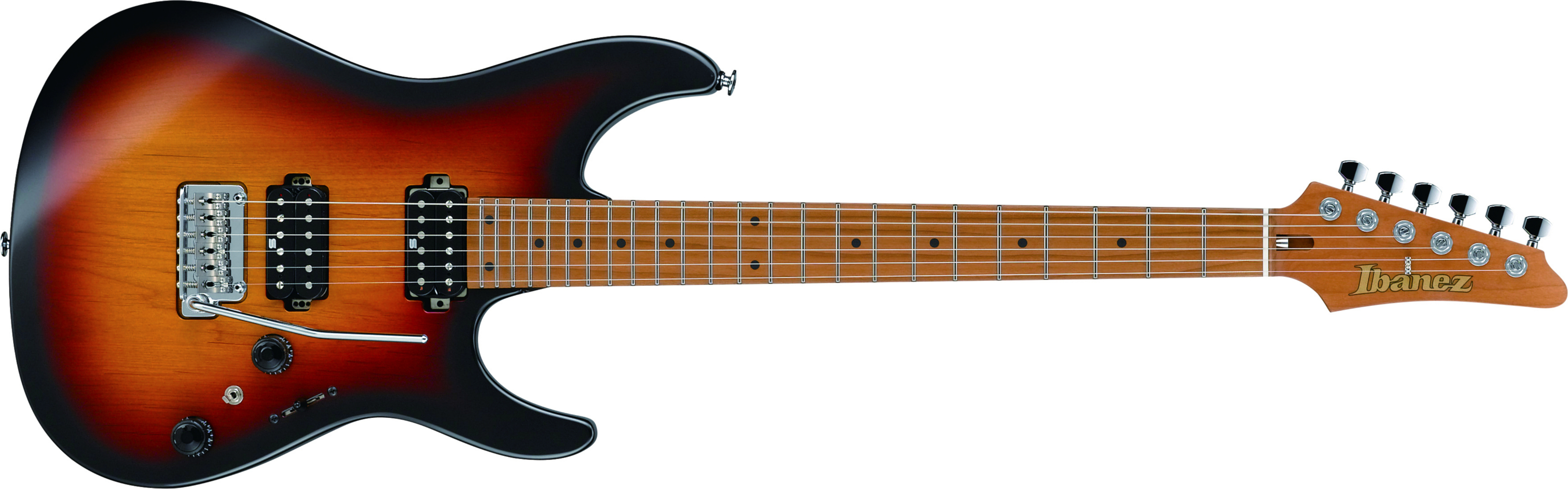 Ibanez Az2402 Tff Prestige Jap Hh Trem Mn - Tri Fade Burst Flat - Guitarra eléctrica con forma de str. - Main picture