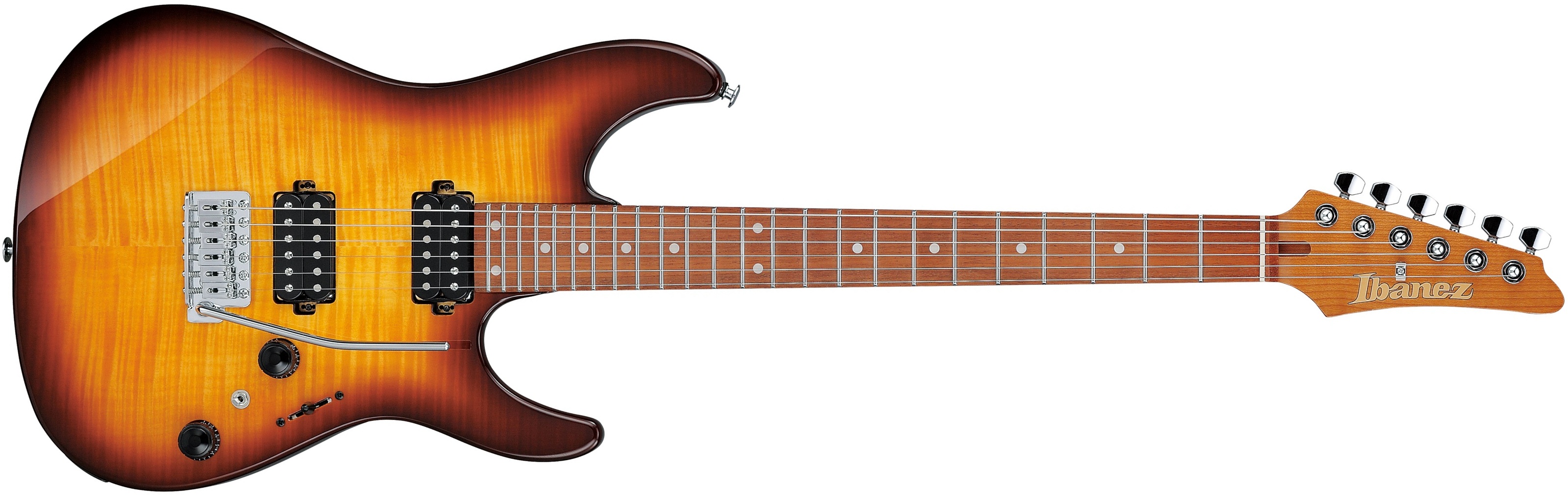 Ibanez Az24s1fvls Trem Hh Mn - Violin Sunburst - Guitarra eléctrica con forma de str. - Main picture