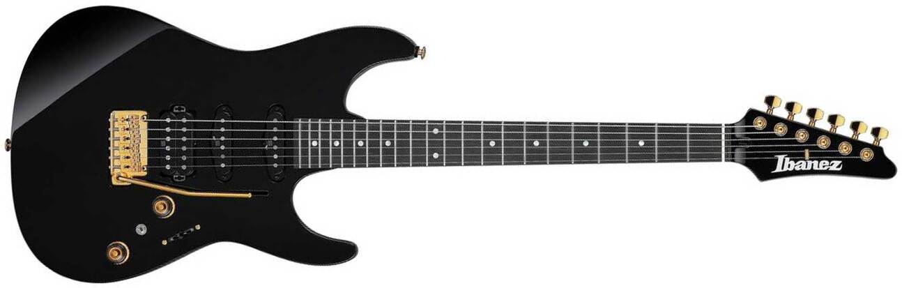 Ibanez Az26p1 Bk Premium Hss Seymour Duncan Trem Eb - Black - Guitarra eléctrica con forma de str. - Main picture