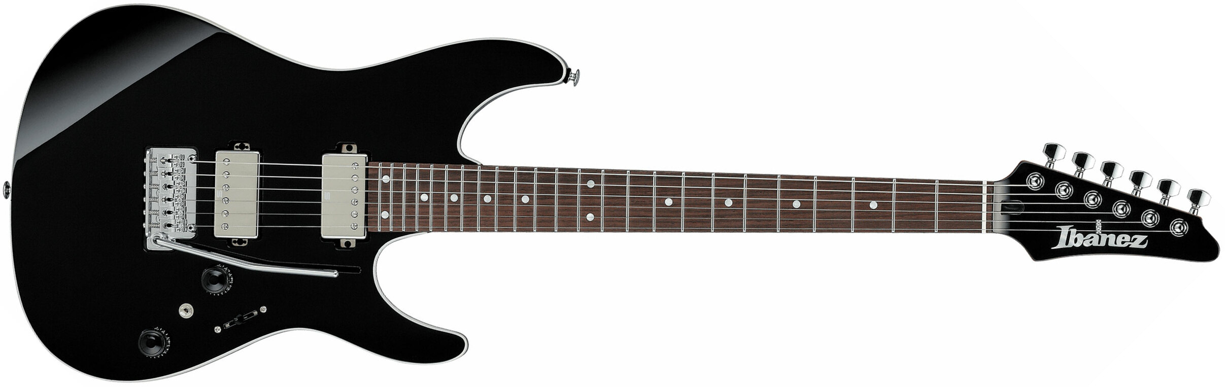 Ibanez Az42p1 Bk  Premium 2h Seymour Duncan Trem Rw - Black - Guitarra eléctrica con forma de str. - Main picture