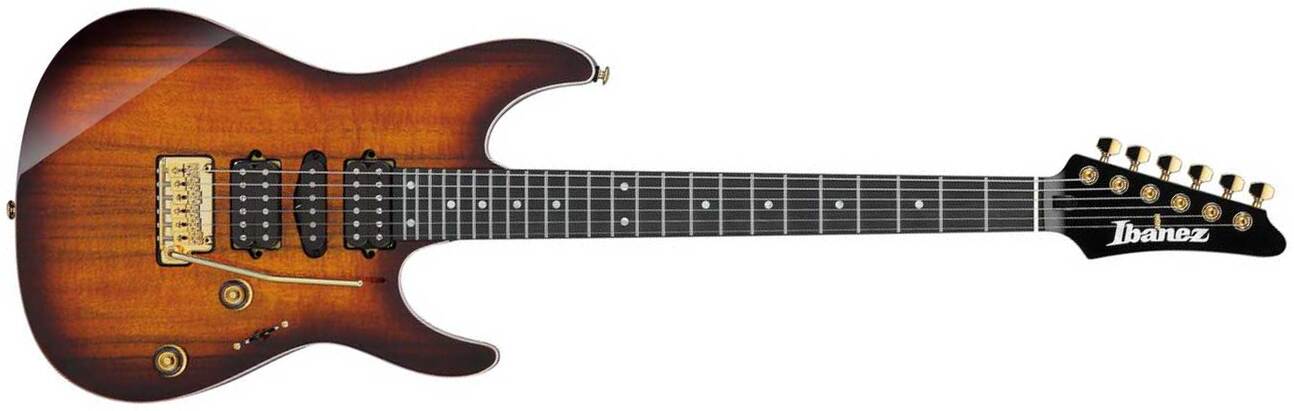Ibanez Az47p2k Deb Premium Hsh Dimarzio Trem Eb - Dragon Eye Burst - Guitarra eléctrica con forma de str. - Main picture
