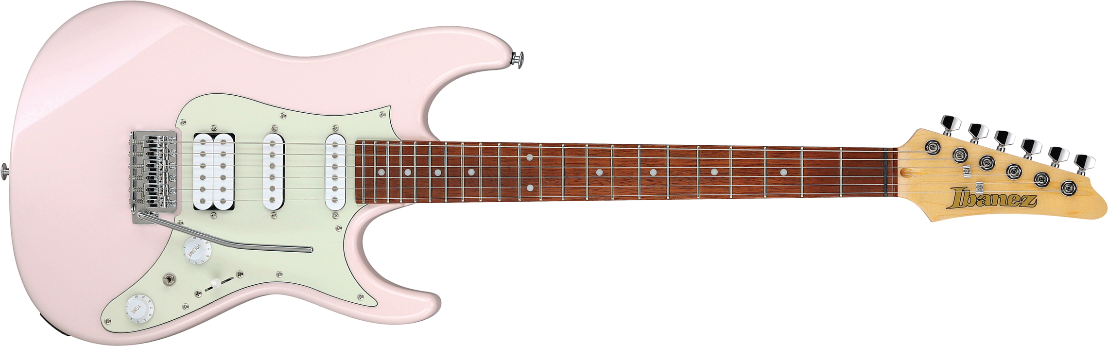 Ibanez Azes40 Ppk Standard Hss Trem Jat - Pastel Pink - Guitarra eléctrica con forma de str. - Main picture