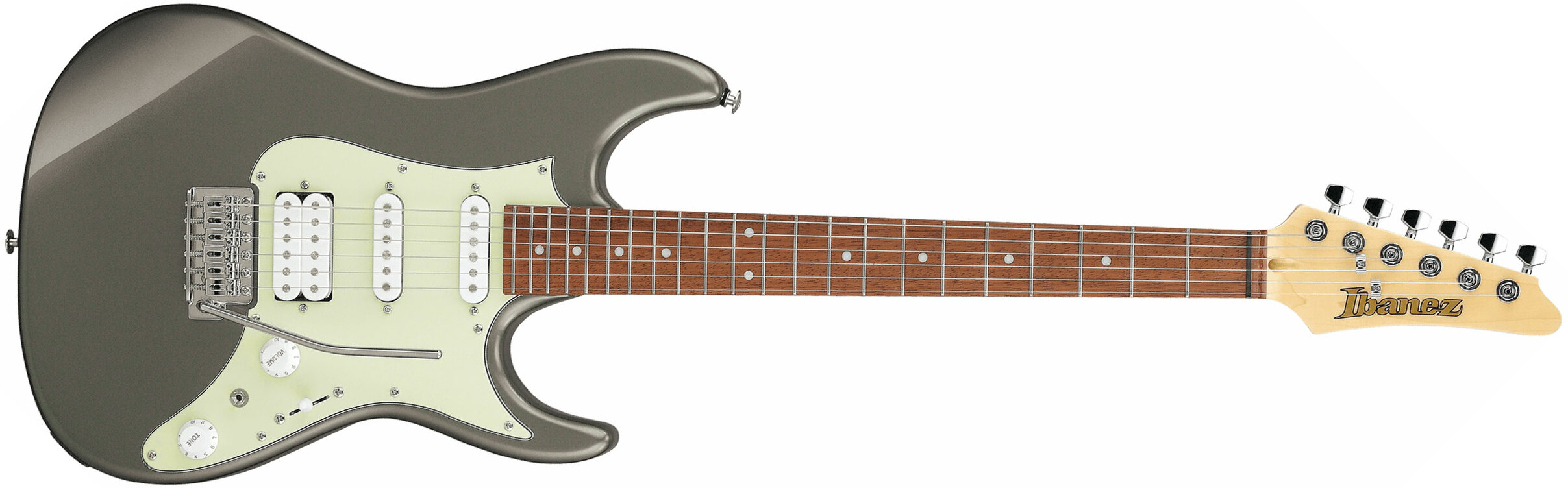 Ibanez Azes40 Tun Standard Hss Trem Jat - Tungsten - Guitarra eléctrica con forma de str. - Main picture