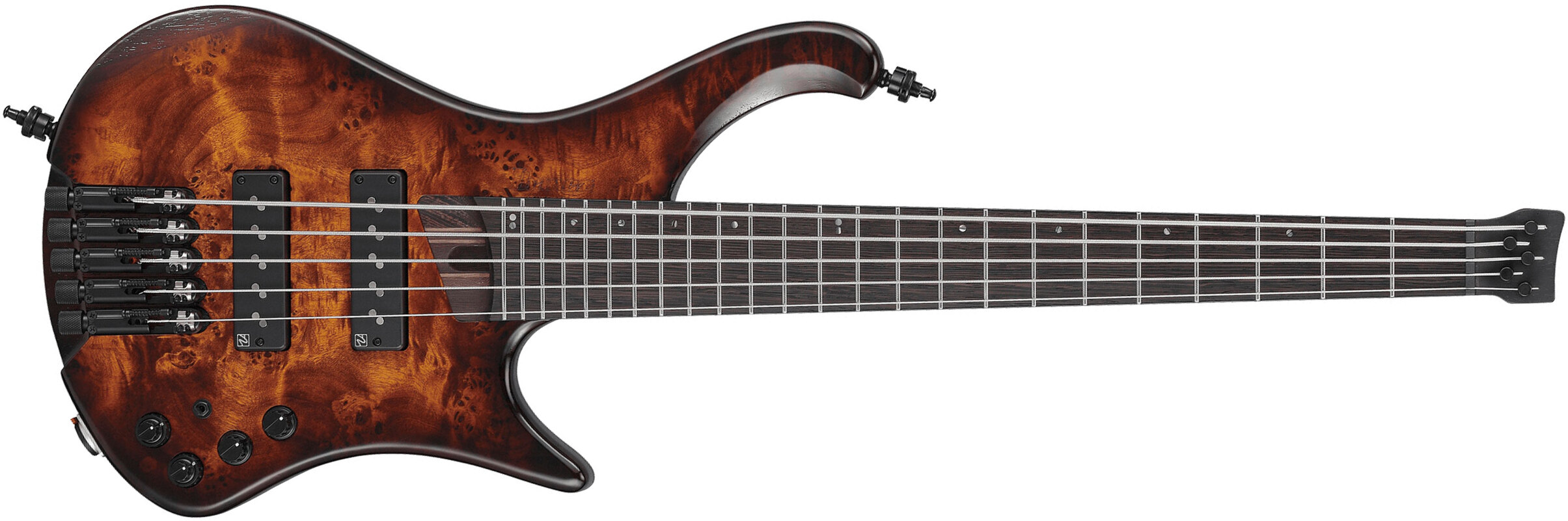 Ibanez Ehb1505s Del Workshop 5c Shsc Active Pp - Dragon Eye Burst Low Gloss - Bajo eléctrico de viaje - Main picture