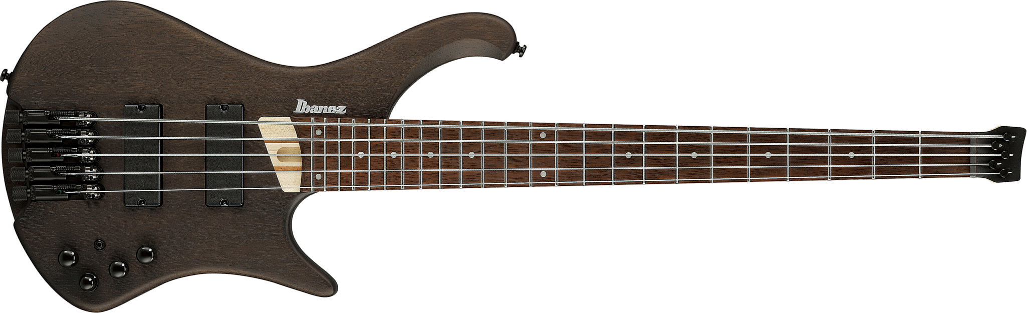 Ibanez Ehb605 Wnf Standard 5c Active Jat - Walnut Flat - Bajo eléctrico de cuerpo sólido - Main picture