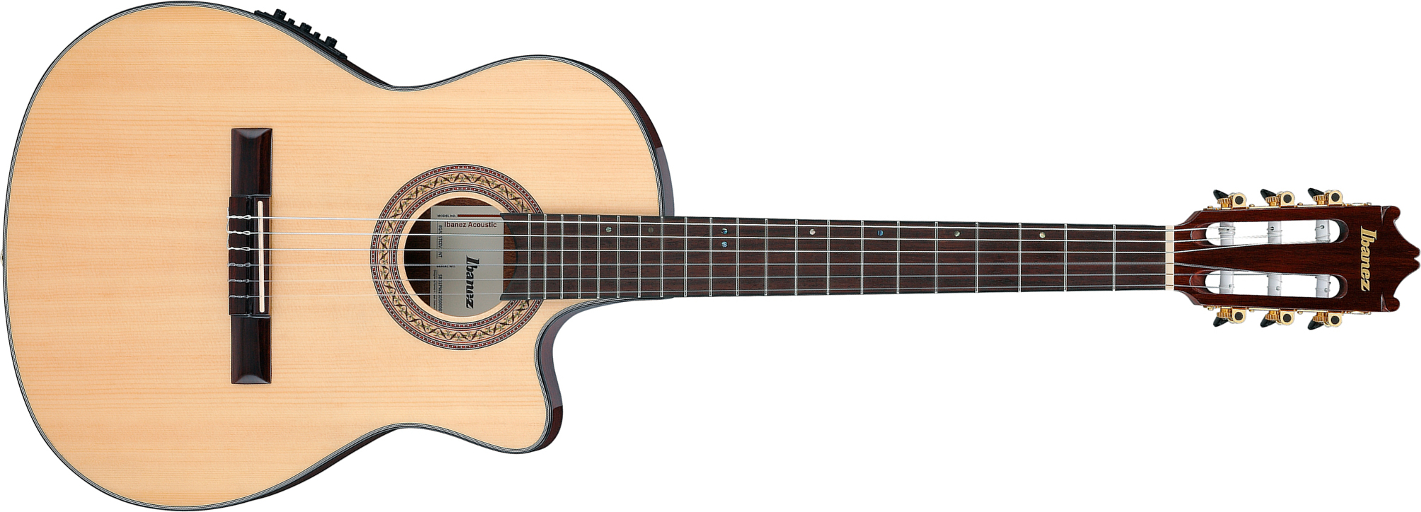 Ibanez Ga35tce Nt 4/4 Epicea Sapele Rw - Natural - Guitarra clásica 4/4 - Main picture