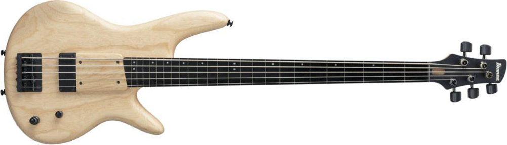 Ibanez Gary Willis Gwb1005 Ntf Prestige Japon Signature 5-cordes Active Eb - Natural Flat - Bajo eléctrico de cuerpo sólido - Main picture