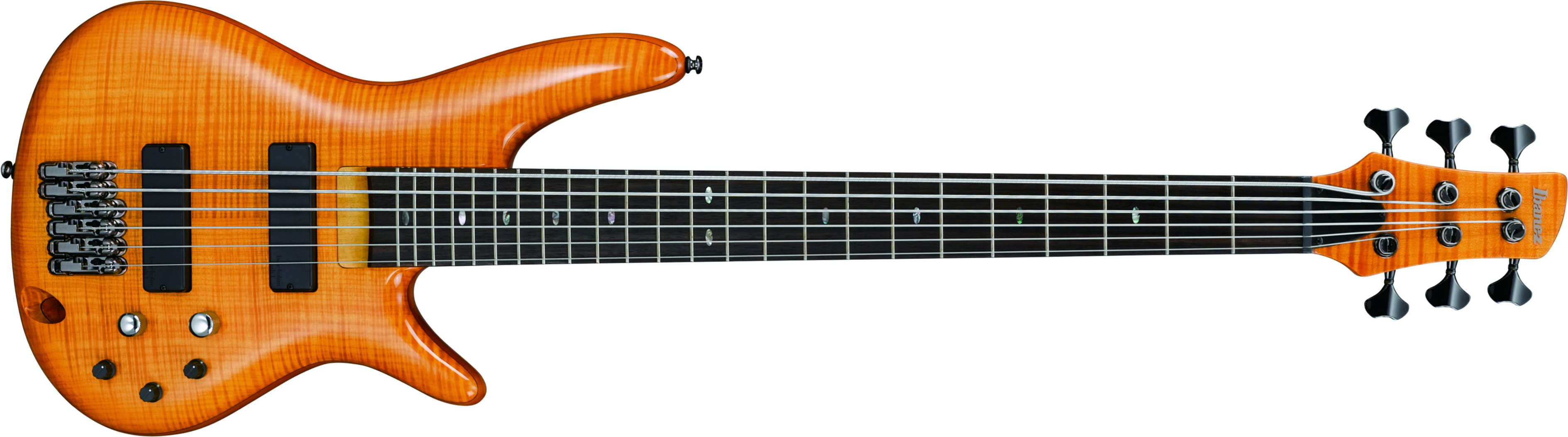 Ibanez Gerald Veasley Gvb36 Am Signature 6-cordes - Amber - Bajo eléctrico de cuerpo sólido - Main picture