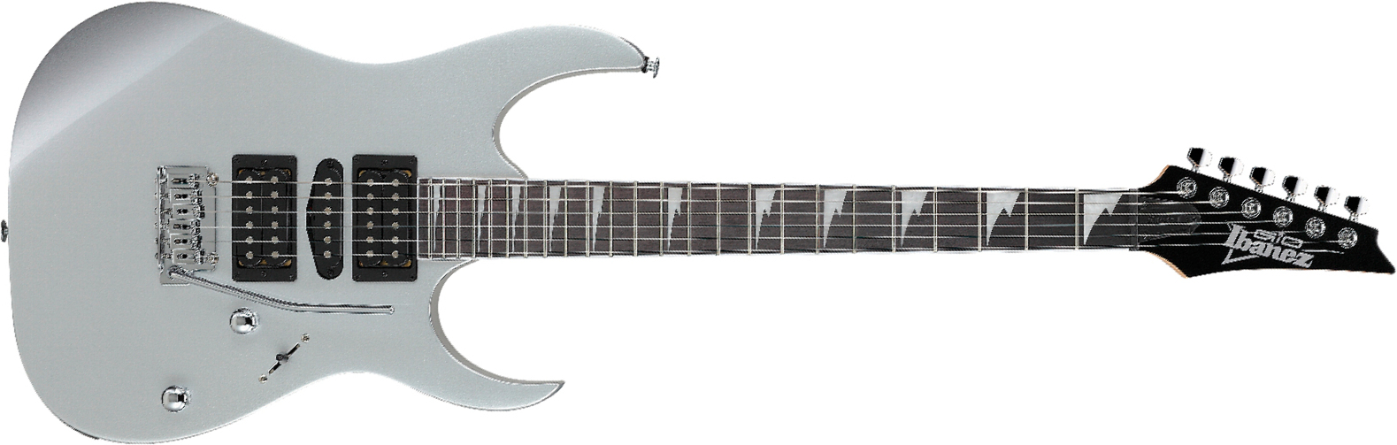Ibanez Grg170dx Sv Gio Hsh Trem Pur - Silver - Guitarra eléctrica con forma de str. - Main picture