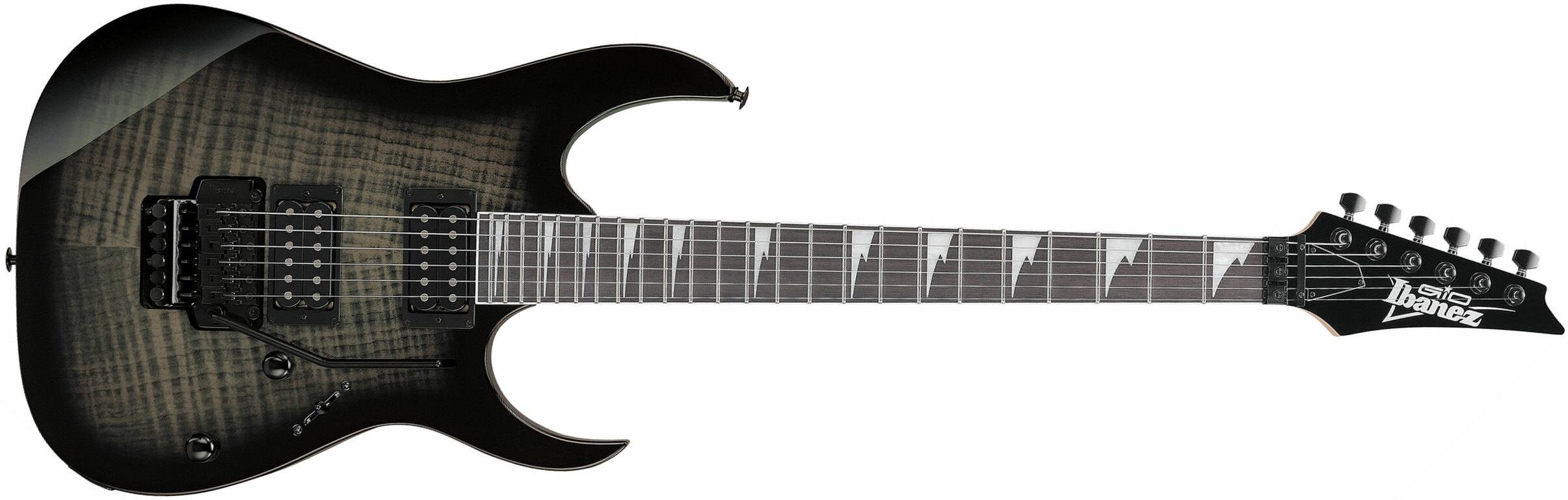 Ibanez Grg320fa Tks Gio 2h Fr Pur - Transparent Black Sunburst - Guitarra eléctrica con forma de str. - Main picture