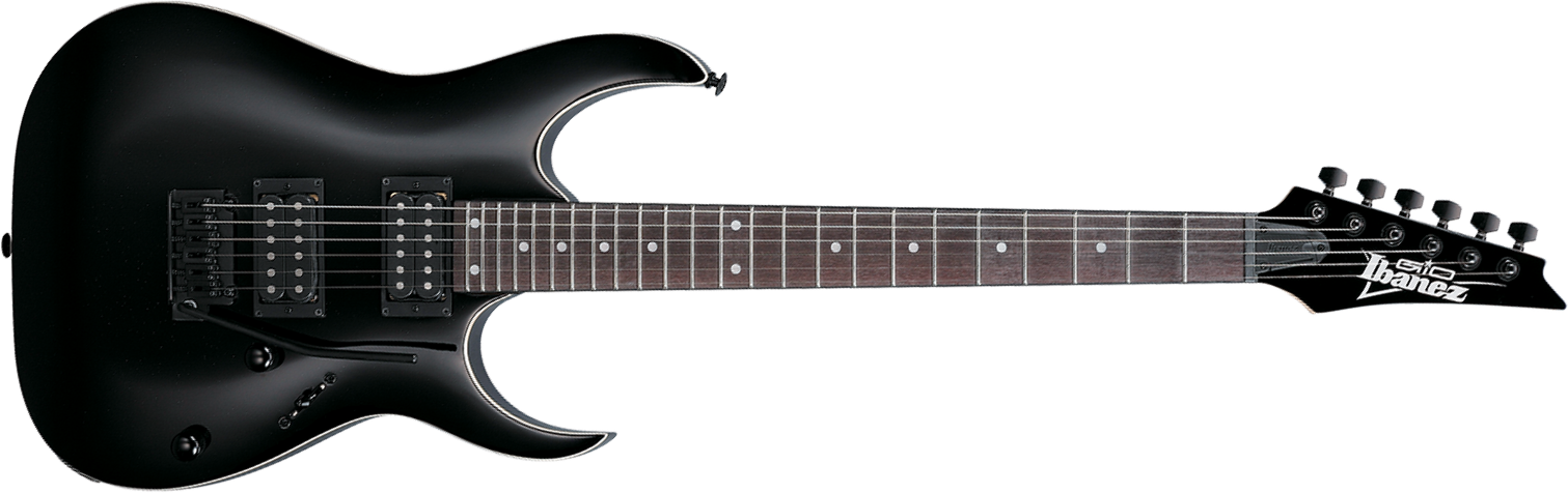 Ibanez Grga120 Bkn Gio 2h Trem Pur - Black Night - Guitarra eléctrica con forma de str. - Main picture