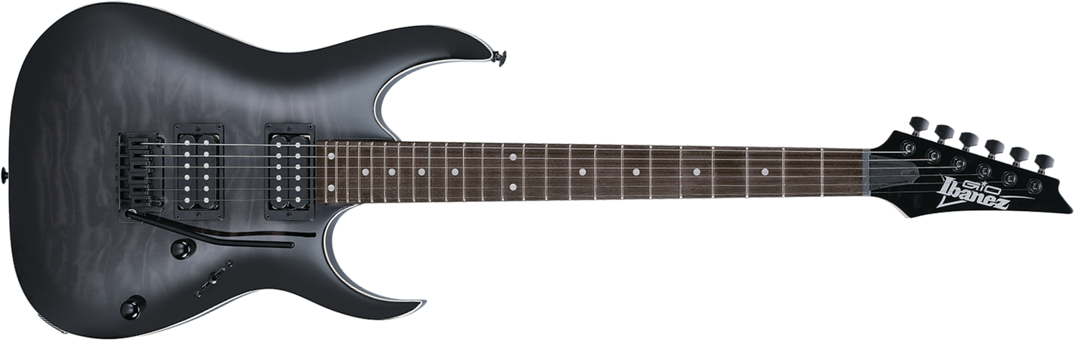 Ibanez Grga120qa Tks Gio 2h Trem Pur - Transparent Black Sunburst - Guitarra eléctrica con forma de str. - Main picture
