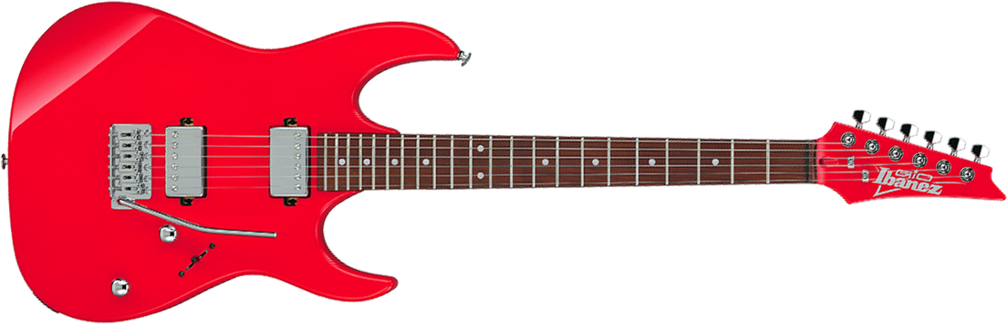 Ibanez Grx120sp Vrd Gio 2h Trem Jat - Vivis Red - Guitarra eléctrica con forma de str. - Main picture