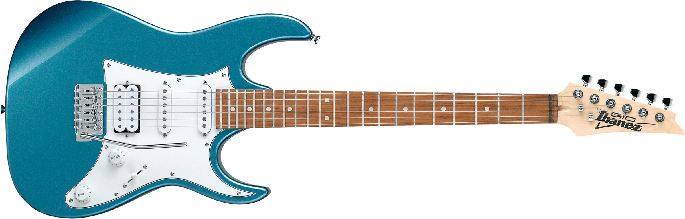 Ibanez Grx40 Mlb Gio Hss Trem Jat - Metallic Light Blue - Guitarra eléctrica con forma de str. - Main picture