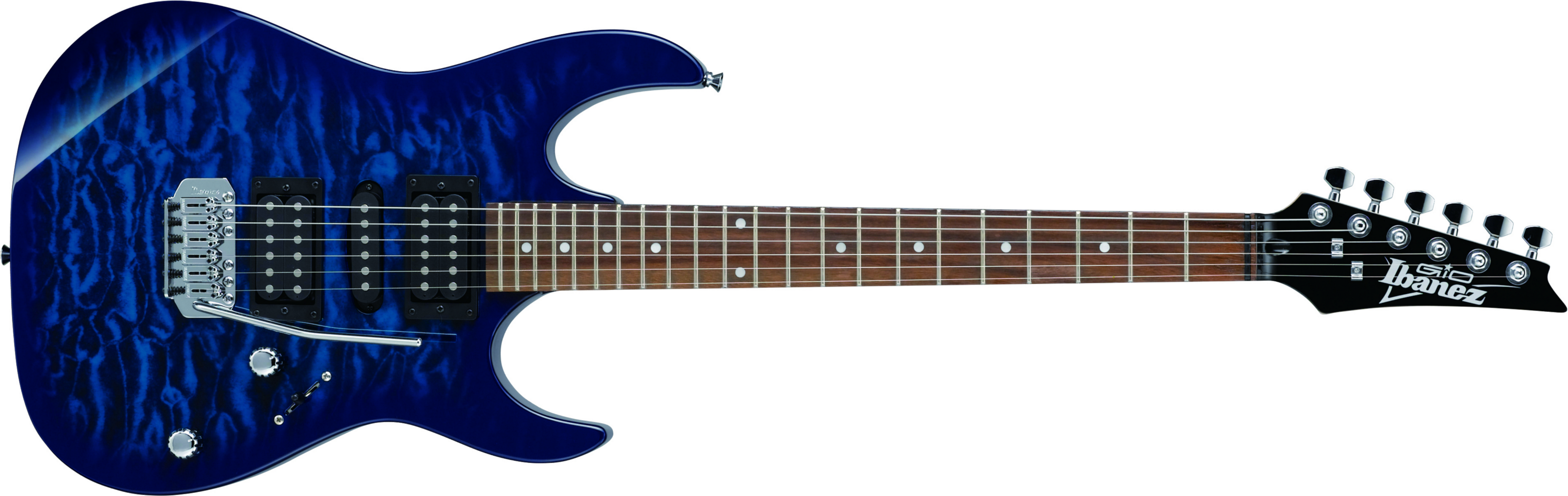 Ibanez Grx70qa Tbb Gio Hsh Trem Nzp - Transparent Blue Burst - Guitarra eléctrica con forma de str. - Main picture