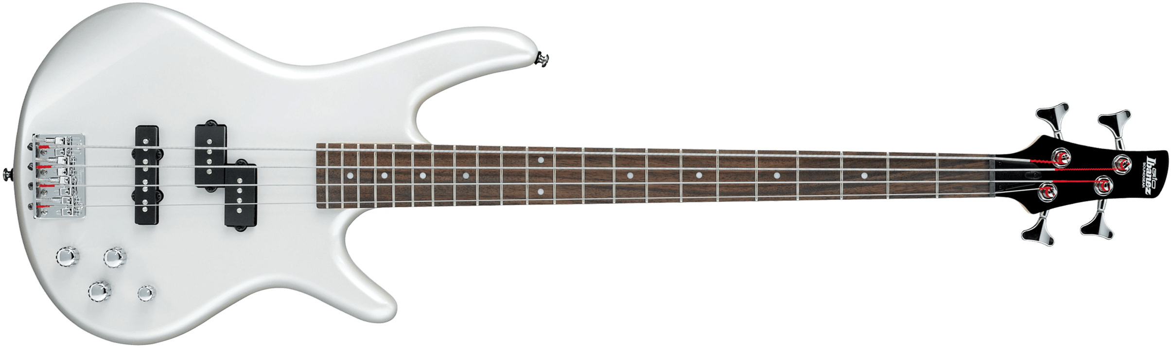 Ibanez Gsr200 Pw Gio Active Pur - Pearl White - Bajo eléctrico de cuerpo sólido - Main picture